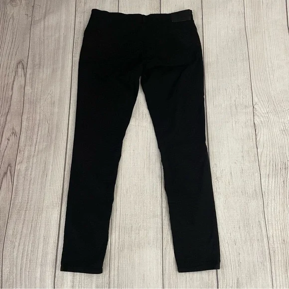 ALL SAINTS Women’s Mast Low Rise Skinny Fit Jeans Black Croc Size 32